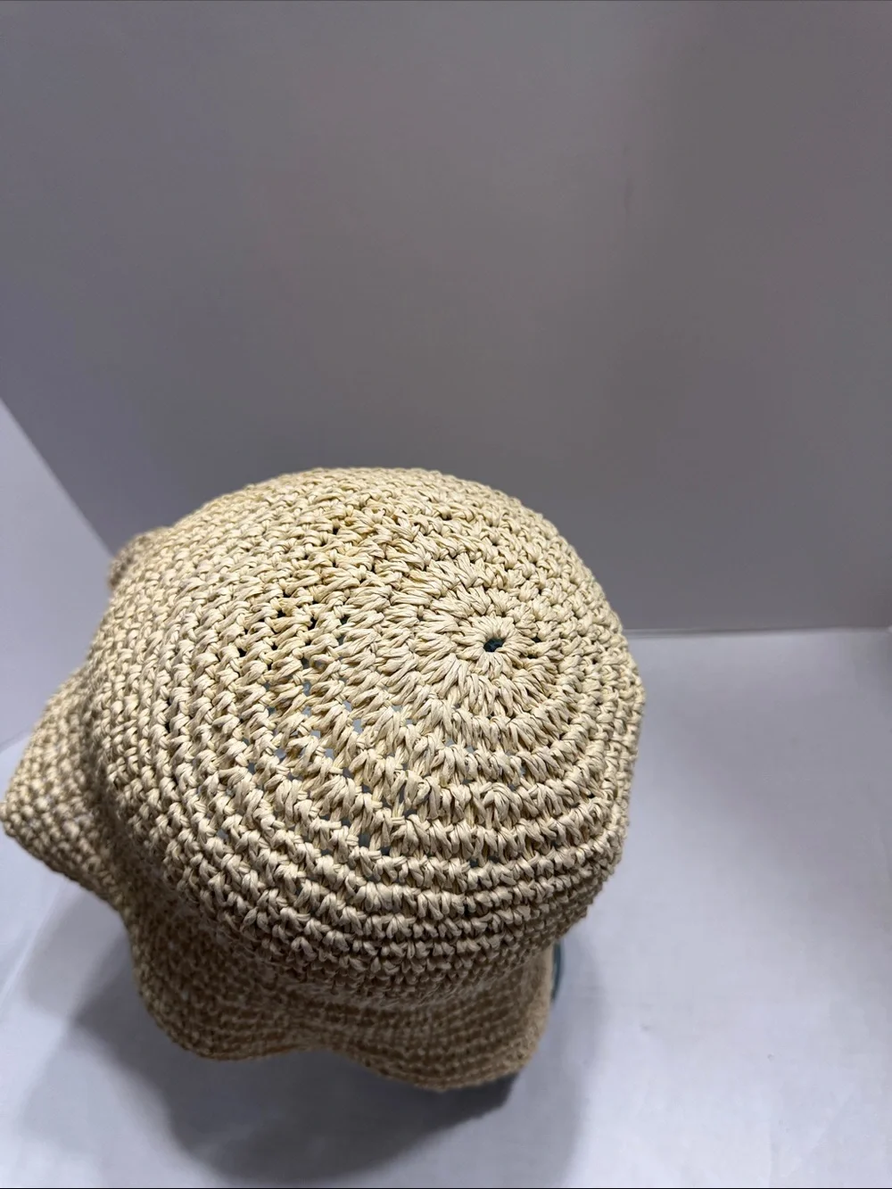 Woven Straw Bucket Hat - Yellow